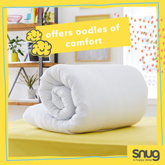 Kołdra Just Right Snug, 10,5 tog, puste włókna, biała, podwójne łóżko Kołdry i kołdry Naty Shop
