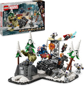 LEGO Marvel Avengers Assemble: Age of Ultron, set de construit și jucat cu 8 minifigurine de supereroi precum Thor, Hulk și Iron Man, jucărie de construit pentru băieți și fete, set de aventură 76291 Seturi de constructie Besuche den LEGO-Store Titlu implicit