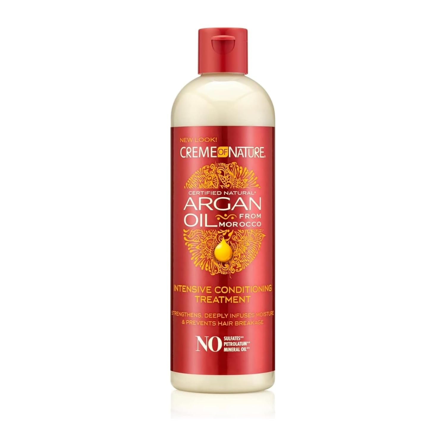 Creme Of Nature Argan Oil Intensive Conditioning Treatment Tratament intensiv de hidratare și restructurare, balsam cu ulei de argan, îngrijire pentru toate tipurile de păr - 50 ml Masca de par Naty Shop Tratament de îngrijire intensivă