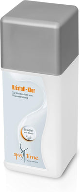 SpaTime marki BAYROL - Crystal Clear 1 L - Skoncentrowany efekt klarujący - zapobiega mętnej wodzie i zapewnia krystalicznie czystą wodę - do wszystkich typów filtrów, szary