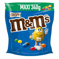 M&M'S Crispy, kawałki czekolady z chrupiącym rdzeniem Naty Shop Crispy Chocolate Candies 340G