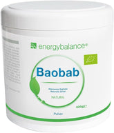 Baobab organiczny proszek - witamina C, wapń, magnez, potas, 400 gram Aromas Naty Shop