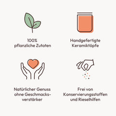 Potluck | Umami Crunch | Würzmischung im Keramiktopf | 75 g | Vegan, glutenfrei und mit natürlichen Inhaltsstoffen