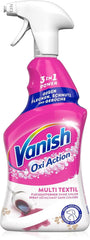 Vanish Oxi Action Multi - Odplamiacz do tekstyliów w sprayu - 660 ml - Detergent do tekstyliów do dywanów i tapicerki - przeciw brudowi i zapachowi moczu Naty Shop