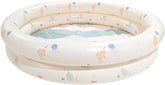 Miniland - Nadmuchiwany basen dla dzieci 100 cm, kompaktowy i bezpieczny okrągły basen dla dzieci