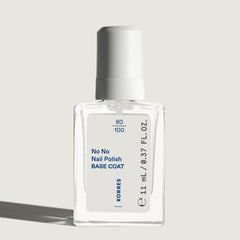 Baza do lakieru KORRES No No - 10% baza wegańska bez uwalniania, dla długotrwałego, odpornego na odpryski koloru, 11 ml - naturalnie wypielęgnowane paznokcie, bez substancji szkodliwych
