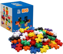 Plus-Plus 9603210 Geniales Konstruktionsspielzeug, Open Play Big Basic Mix, zestaw Bausteine, 100 sztuk, Mehrfarbig, Mehrfarbig