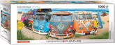 VW Bus - Combinație (puzzle jigsaw): Panorama jigsaw puzzle, 1000 Puzzle Naty Shop Titlu implicit