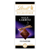 Lindt Excellence Sweet Salted Wood - tabliczka ciemnej czekolady 100g - intensywny aromat kakaowy
