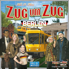 Days of Wonder, Ticket to Ride: Berlin, gra rodzinna, gra planszowa, 2-4 graczy, wiek 8+, 10-15 minut, język niemiecki