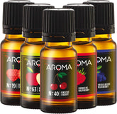 Myaroma | Zestaw: Las i łąka - Czysty naturalny aromat o smaku owocowym i o smaku owocowym (5 x 10 ml) | Bezcukrowe i niesłodzone słodziki Naty Shop Forest Meadow