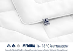 Kołdra Irisette Noblesse na każdą porę roku - Wyprodukowano w Niemczech - Narzuta z poszewką z czystej bawełny, 135 x 200 cm, z certyfikatem Ã-ko-Tex Kołdry i kołdry Naty Shop