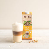 Allos Sojadrink Barista pianka do kawy wegańskiej bez laktozy