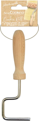 GOTOWANIE ZŁOMU - Griff für Mini-Holzwalze – Werkzeug für Dekoration, Kekse, Kekse, Kekse – 5300