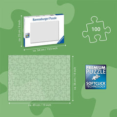 Puzzle dla dzieci Ravensburger - 10957 Wśród dinozaurów - Puzzle Dino dla dzieci od 6 lat, zawierające 100 elementów w formacie XXL Puzzle Naty Shop
