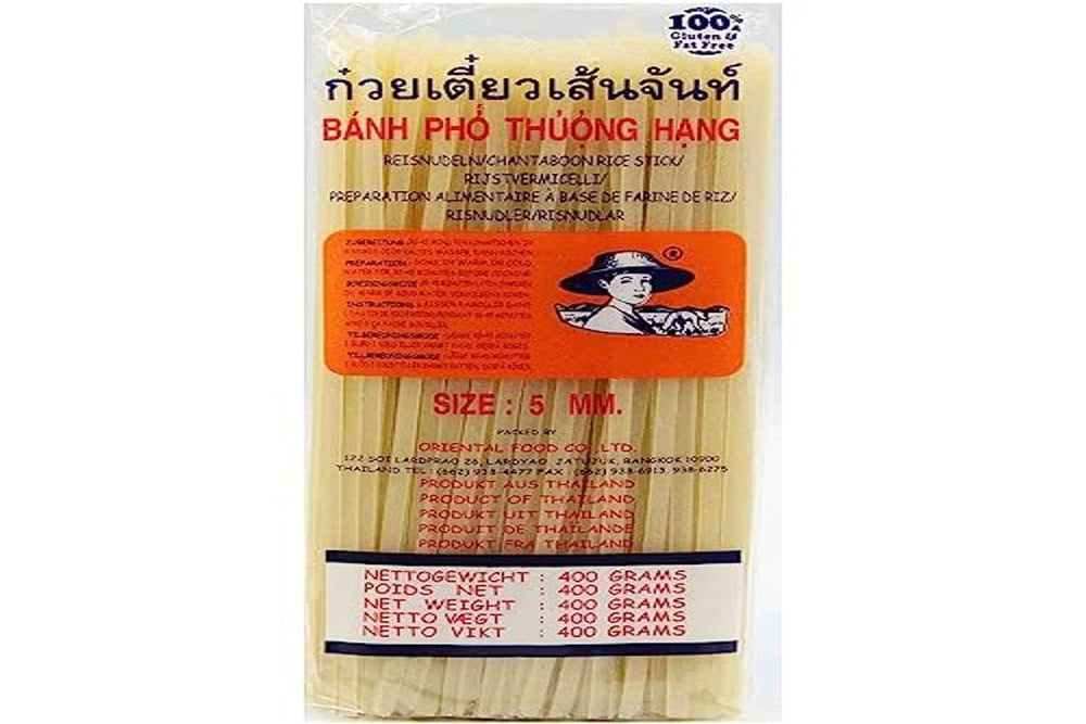 - Tăiței de orez (dreapta) 5 mm, (1 x 400 g)
