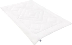 Kołdra Irisette Noblesse na każdą porę roku - Wyprodukowano w Niemczech - Poszwa na kołdrę z czystej bawełny, 135 x 200 cm, z certyfikatem Ã-ko-Tex Kołdry i kołdry Naty Shop Single 135 cm X 200 cm Mono