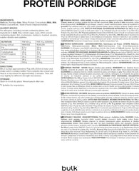 Kompletne płatki owsiane białkowe, masa, płatki owsiane wysokobiałkowe, serwatka, wysoka zawartość błonnika, owsianka białkowa, bez smaku, 1kg