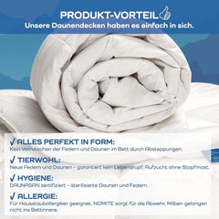 Plapumă confort, (90 puf / 10 pene), alb, 155 X 220 Cm Plapumi si pilote Naty Shop