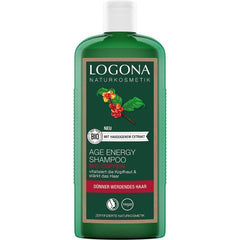 LOGONA Kosmetyki Naturalne, Szampon, wegańska formuła z organiczną kofeiną, 250 ml Prysznic i kąpiel Naty Shop 250 ml