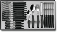 Victorinox Swiss Classic, tacâmuri profesionale, 24 piese, lamă foarte ascuțită, margine zimțată, oțel inoxidabil Naty Shop