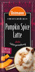 Ostmann Gewürze – Pumpkin Spice Latte Würzmischung, zum Einrühren in Milch mit Kaffee oder Espresso, mit Kürbispulver, 16 g im Beutel (Verpackungsdesign kann abweichen)