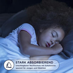 Huggies DryNites Super chłonne pieluchy na noc dla dziewczynek 4-7 lat, 4 x 16 pieluch majtkowych (64 sztuki), opakowanie miesięczne