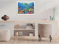 Educa - Puzzle 1000 elementów dla dorosłych | Podwodny świat, puzzle 1000 elementów dla dorosłych i dzieci od 14 lat, zwierzęta morskie, puzzle przyrodnicze (19266) Puzzle Naty Shop