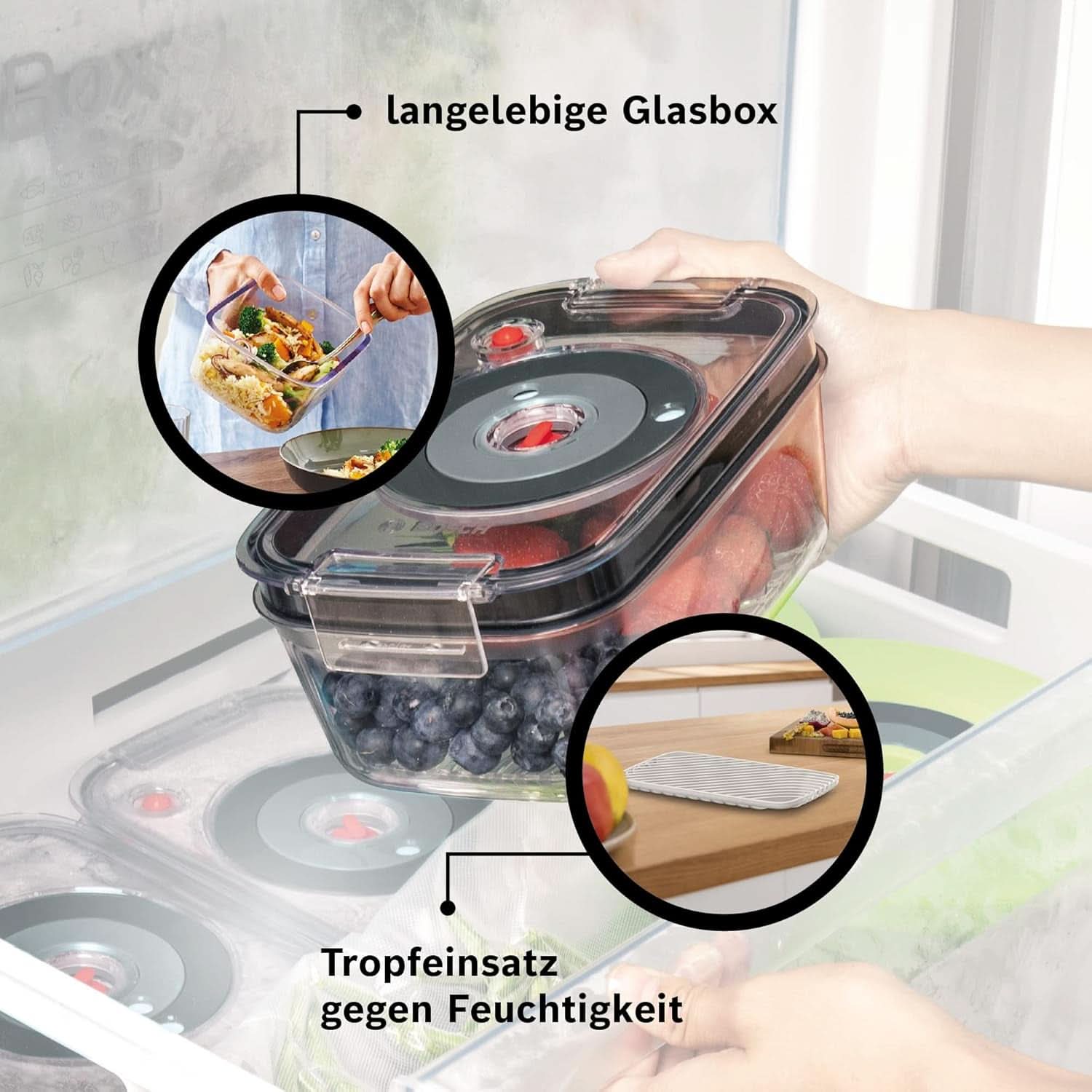 Bosch Ergomixx Style Stabmixer MS6CM61V2, Vakuum-Funktion, Vakuum-Pumpe, Vakuum-Beutel, 4-Klingen-Messer, 12 Stufen, Turbo-Funktion, 1000 W, Schwarz/Anthrazit Mama si Copilul Naty Shop