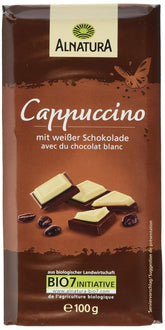 Ekologiczna czekolada nadziewana cappuccino, 100g