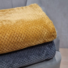 Narzuta HOMLA Noah 220 X 240 cm - narzuta na łóżko wygodny kocyk koc - puszysty i miękki - szary poliester Łóżka i koce Besuche den HOMLA-Store