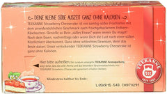 Teekanne Sweeteas Strawberry Cheesecake cu aromă de căpșuni și brânză, pachet de 12 (12 x 18 pliculețe de ceai)