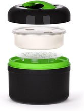 VALHERMFOOD25-03 Pro Term Lunchbox 2.5 l Colorat - Gris/Vert Cutii depozitare alimente Naty Shop