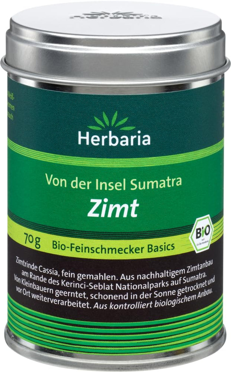 Herbaria Zimt organiczna, opakowanie 2er (2 x 70 g)