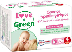 Love&Green, pieluszki bezchlorowe, opakowanie na 1 miesiąc, rozmiar 4 Sklep Naty dla Matki i Dziecka
