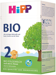 HiPP 2 Organiczne mleko następne (4 x 600g), po 6 miesiącu, z Omega-3 (DHA, ALA), wapniem i łatwą w przygotowaniu skrobią organiczną, najwyższej jakości organicznej