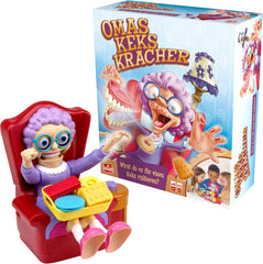 Babcia Goliat's Biscuits — zabawna gra towarzyska dla dzieci w wieku od 4 lat, ekscytująca gra reakcji dla całej rodziny, pomysł na prezent urodzinowy, gry planszowe dla 2–4 graczy — 15 min