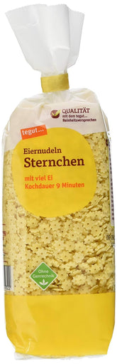 Tegut... Makaron Jajeczny Gwiazdkowy 250 g Makaron Gwiazdkowy Bez Dodatków