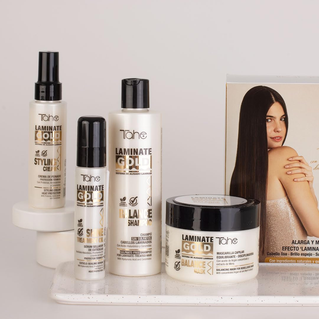 Laminate Gold Balance Mask, 300 ml Masca de par Naty Shop