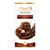 Lindt Creation Hazelnut De Luxe Bar - Ciemna czekolada z chrupiącymi orzechami laskowymi w kremowym nadzieniu
