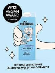 Lazy Heroes Hafer Wegetariański napój owsiany bezglutenowy z witaminą D