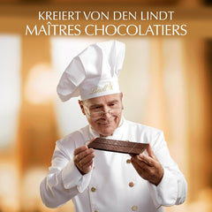 Lindt EXCELLENCE Kawałki Ciasta Z Cekinami I Karmelem - Delikatna ciemna czekolada o intensywnym smaku kakao