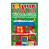 Kalendarz adwentowy z belgijską czekoladą Tony's Chocolonely Fairtrade - 24 dni, 10 pysznych odmian