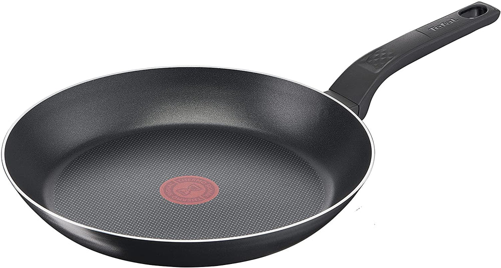 Tefal Easy Cook & Clean, powłoka nieprzywierająca, wskaźnik temperatury, niezalecany do użytku na płycie indukcyjnej Garnki i patelnie Naty Shop Patelnia 28 cm