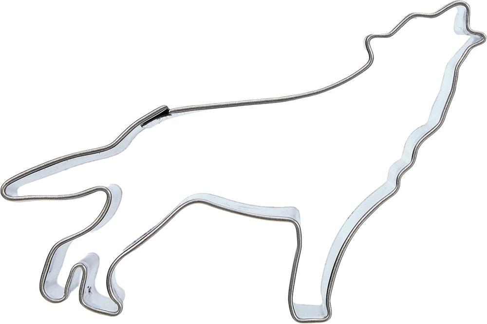 Städter 066045 Formă de biscuiți Lup aprox. 7,5 cm Oțel inoxidabil, 30 x 30 x 30 cm