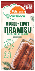 Ostmann Gewürze x Chefkoch - Apfel-Zimt-Tiramisu Würzmischung | Abgestimmt auf 4 Porcje | Łącznie z Schritt-für-Schritt-Rezept i Mengenangaben | 10 g w torebce