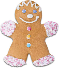 Städter 041332 Formă de biscuiți Omuleț de turtă dulce, oțel inoxidabil, argintiu, 20,5 cm