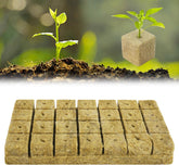 28 kostek wełny mineralnej, zestaw wełny mineralnej, mata do uprawy wełny mineralnej, mata do uprawy hydroponicznej bezglebowej, kostka wełny mineralnej, kostki wełny mineralnej do sadzonek, klonowania, rozmnażania 4*4*4cm