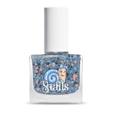 Snails 516202 Top Coat Confetti Blue Baby Lakier do paznokci, na bazie wody, zmywalny, bezpieczny, wegański