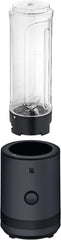 WMF Küchenminis Smoothie-To-Go, Mini Standmixer Mit Zwei Mix-/Trinkbehältern 0,6L, Mixer Hochleistungsmixer 300 W, Edelstahl Matt, Schwarz Bucatarie Naty Shop